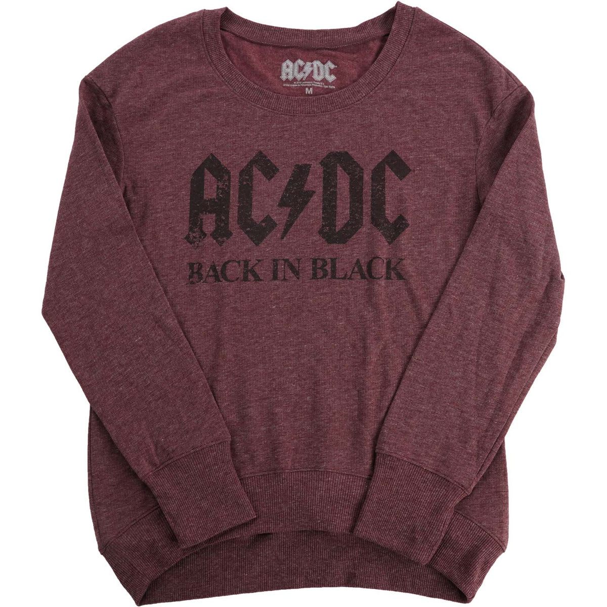 AC/DC Back In Black Girls Jr Sweatshirt