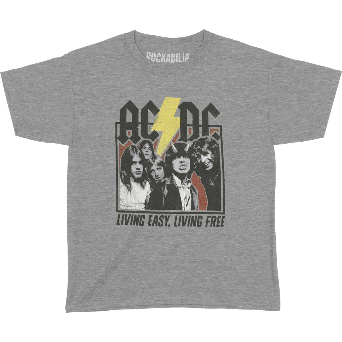 AC/DC Hwy2hell Lyrics Kids Childrens T-shirt