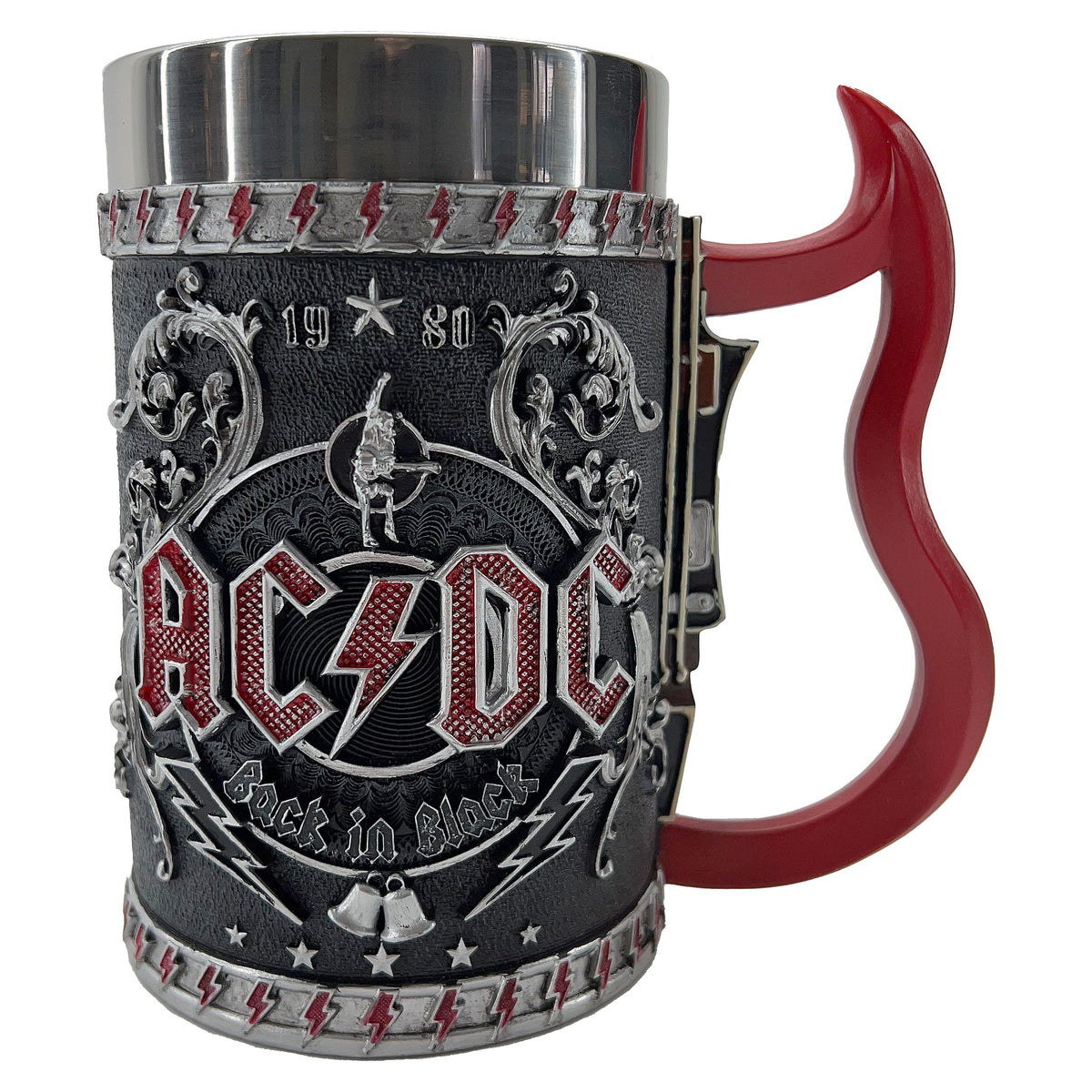 AC/DC Back in Black Tankard 16cm Stein