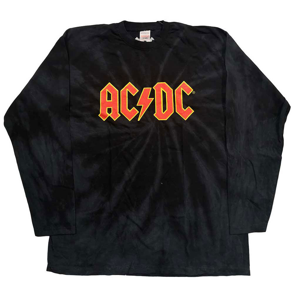 AC/DC Logo (Dip-Dye) Tie Dye Long Sleeve