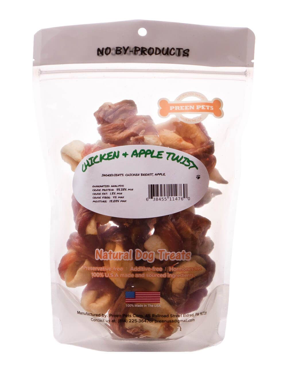 Preen Pets - Chicken & Apple Twists