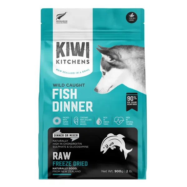 Kiwi Kitchens - Freeze-Dried Dog Food Fish Dinner