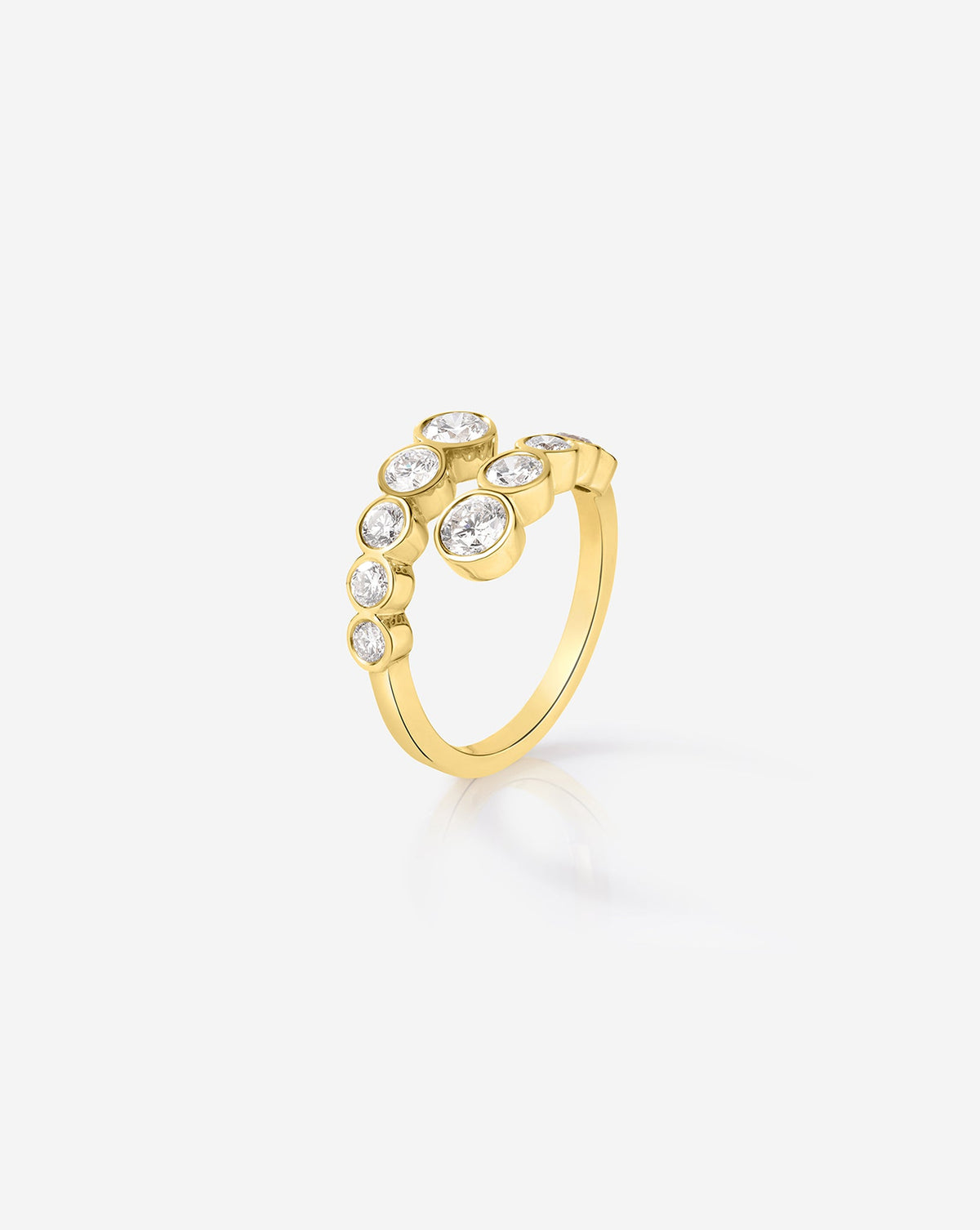 Bezel Lab Diamond Wrap Ring