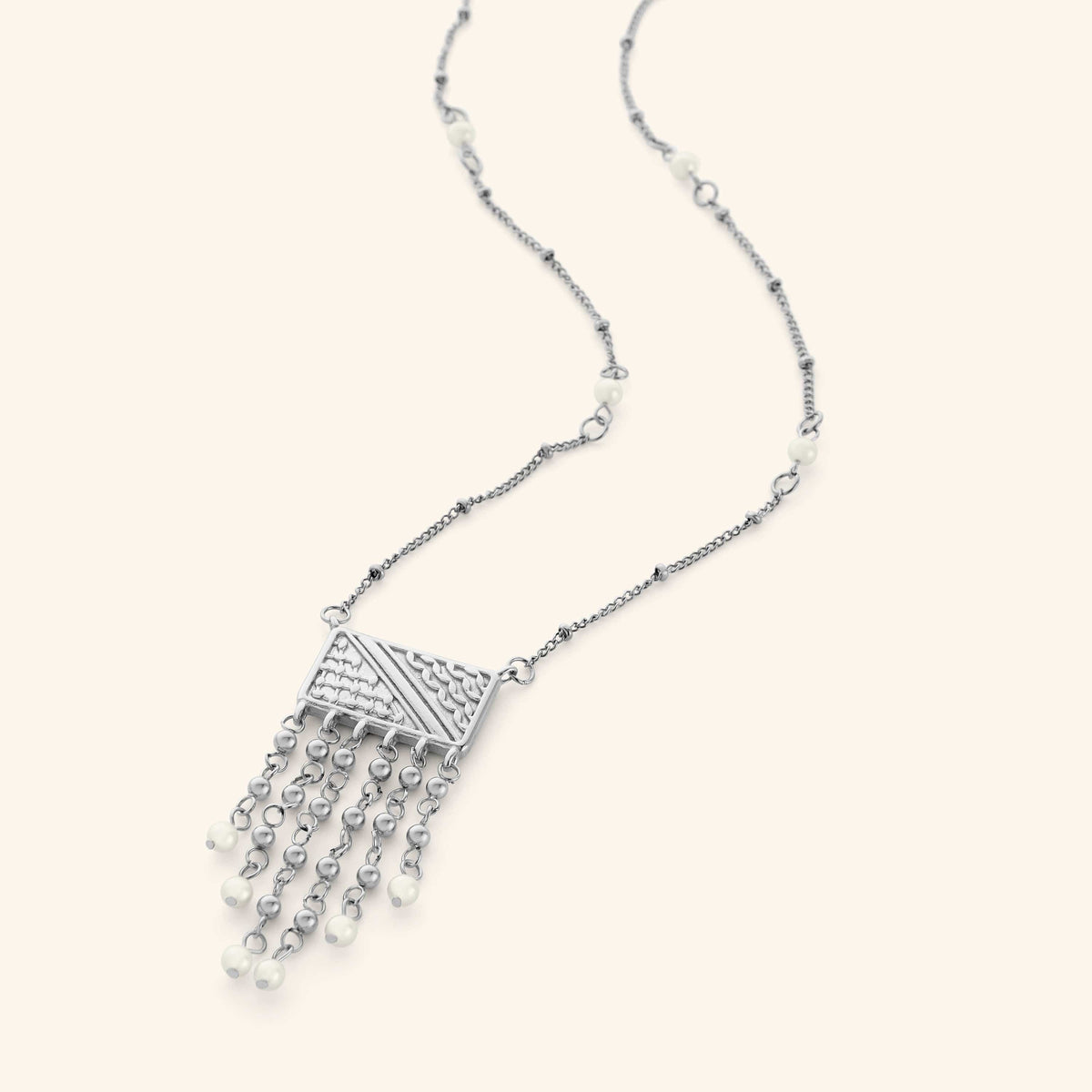 Raining Keffiyeh Necklace
