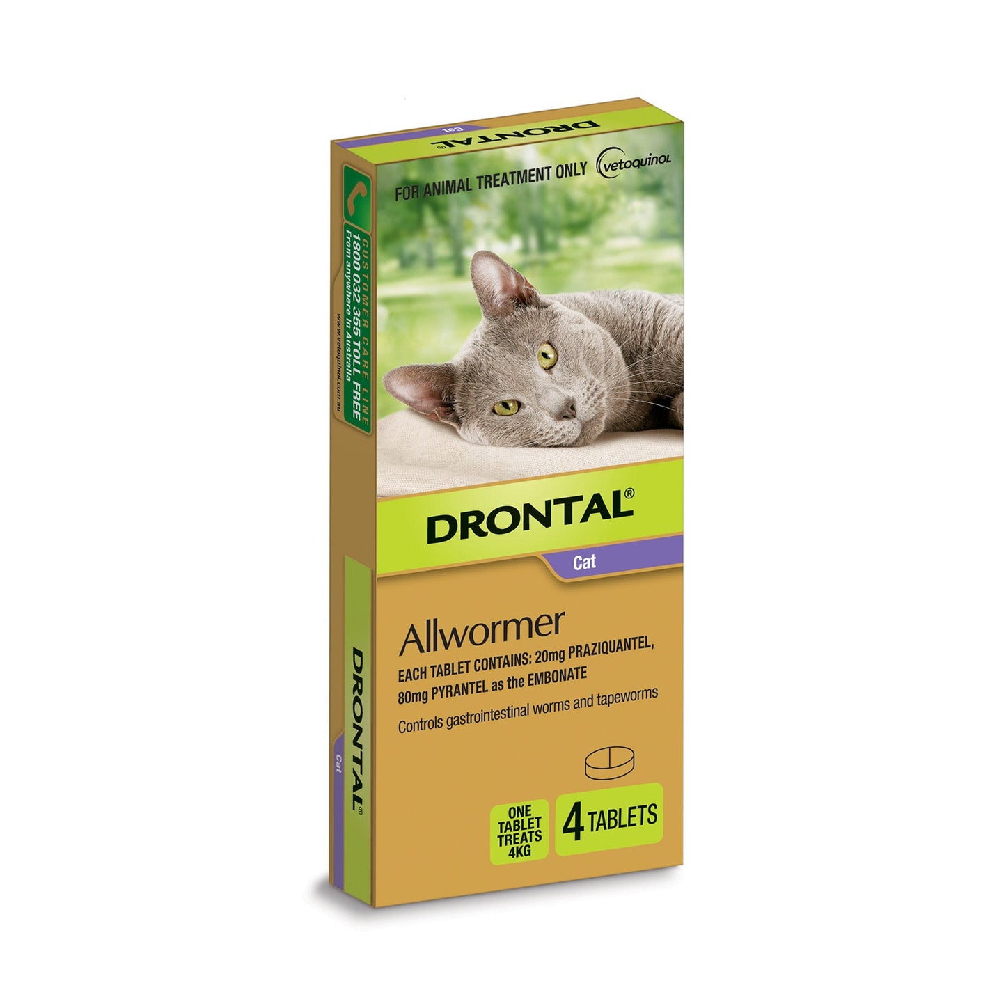 Drontal - Wormers For Small Cats 4Kg