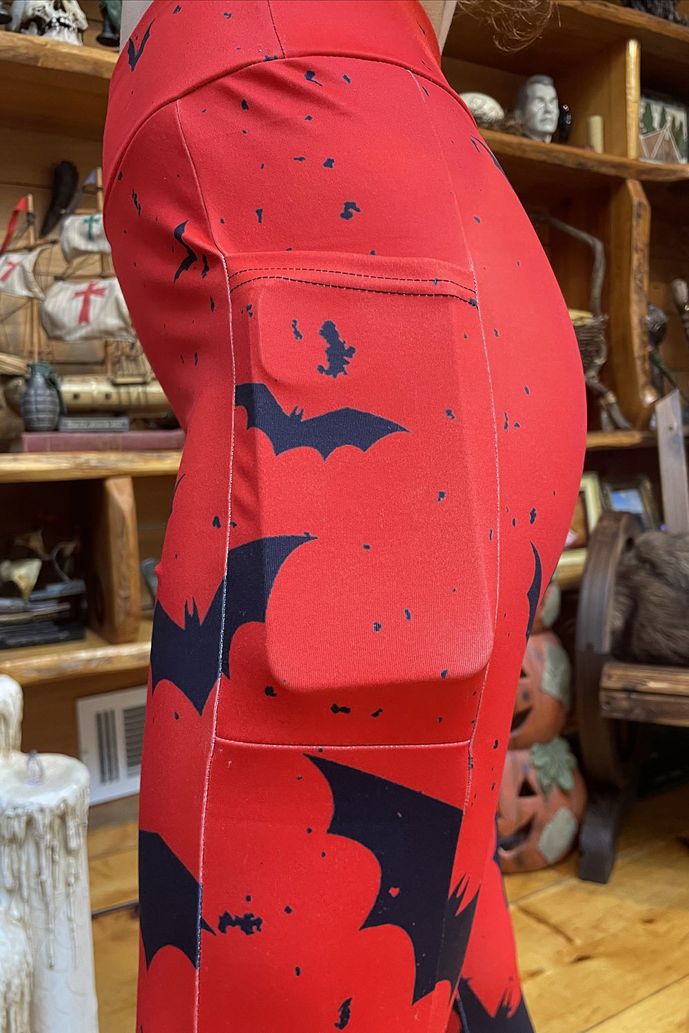 Blood Bat Pocket Leggings
