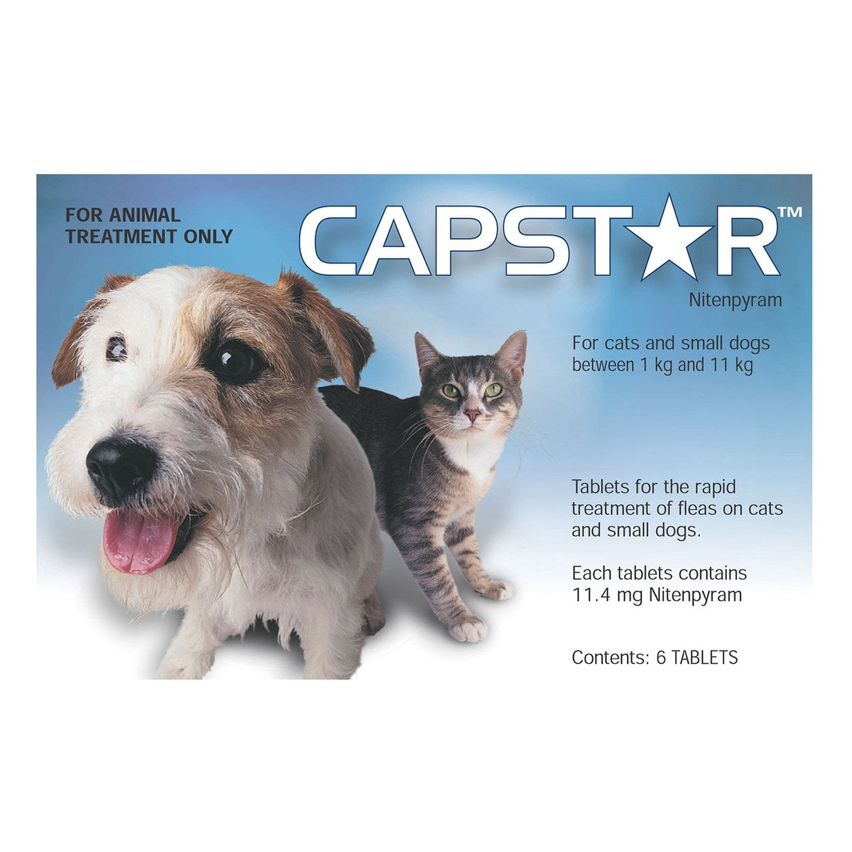 Capstar - For Cats And Small Dogs 0.5 To 11Kg (Blue)
