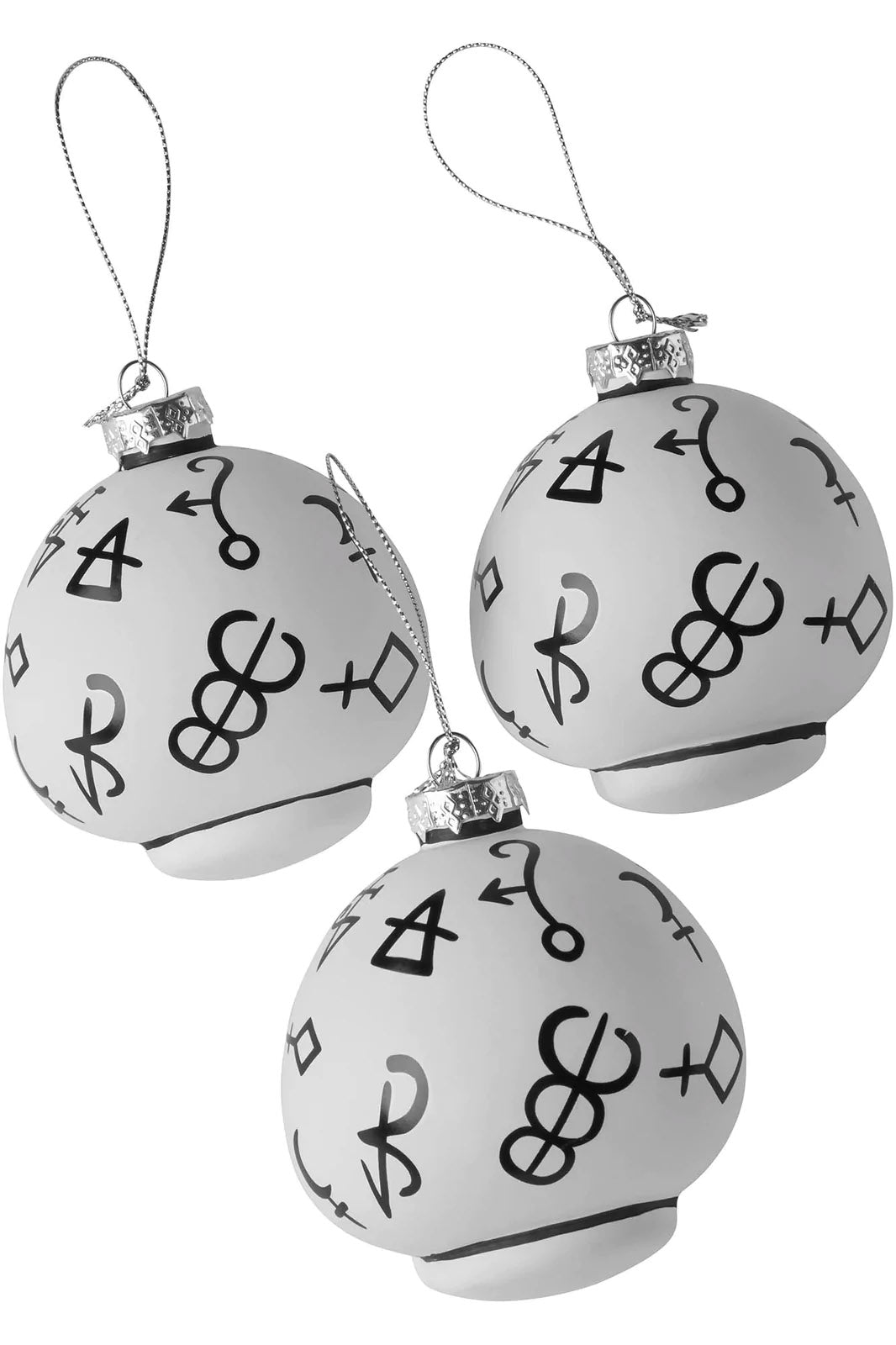 Cranium Glass Ornaments