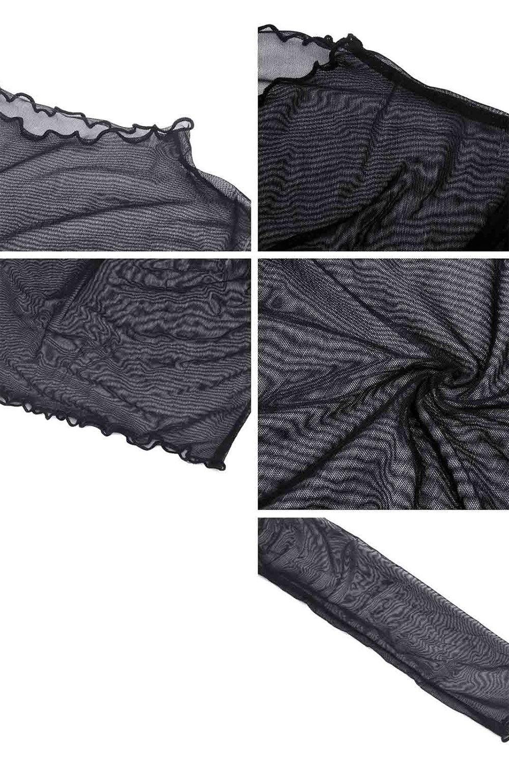 Cross My Heart Mesh Crop Top