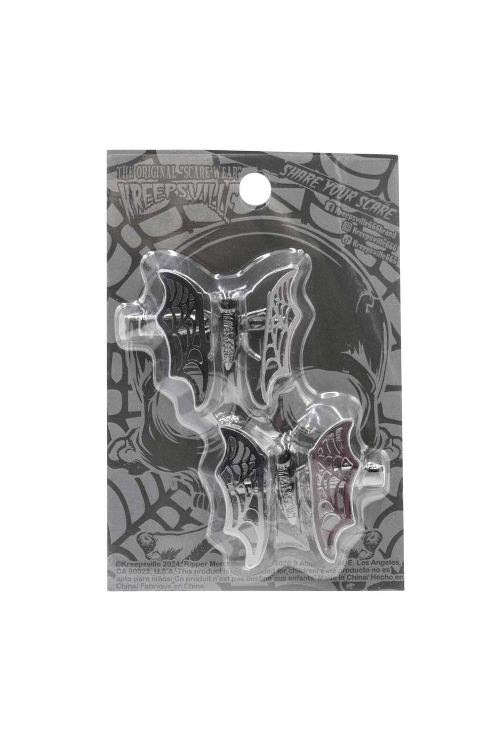 Bat Spring Web Wing Clip