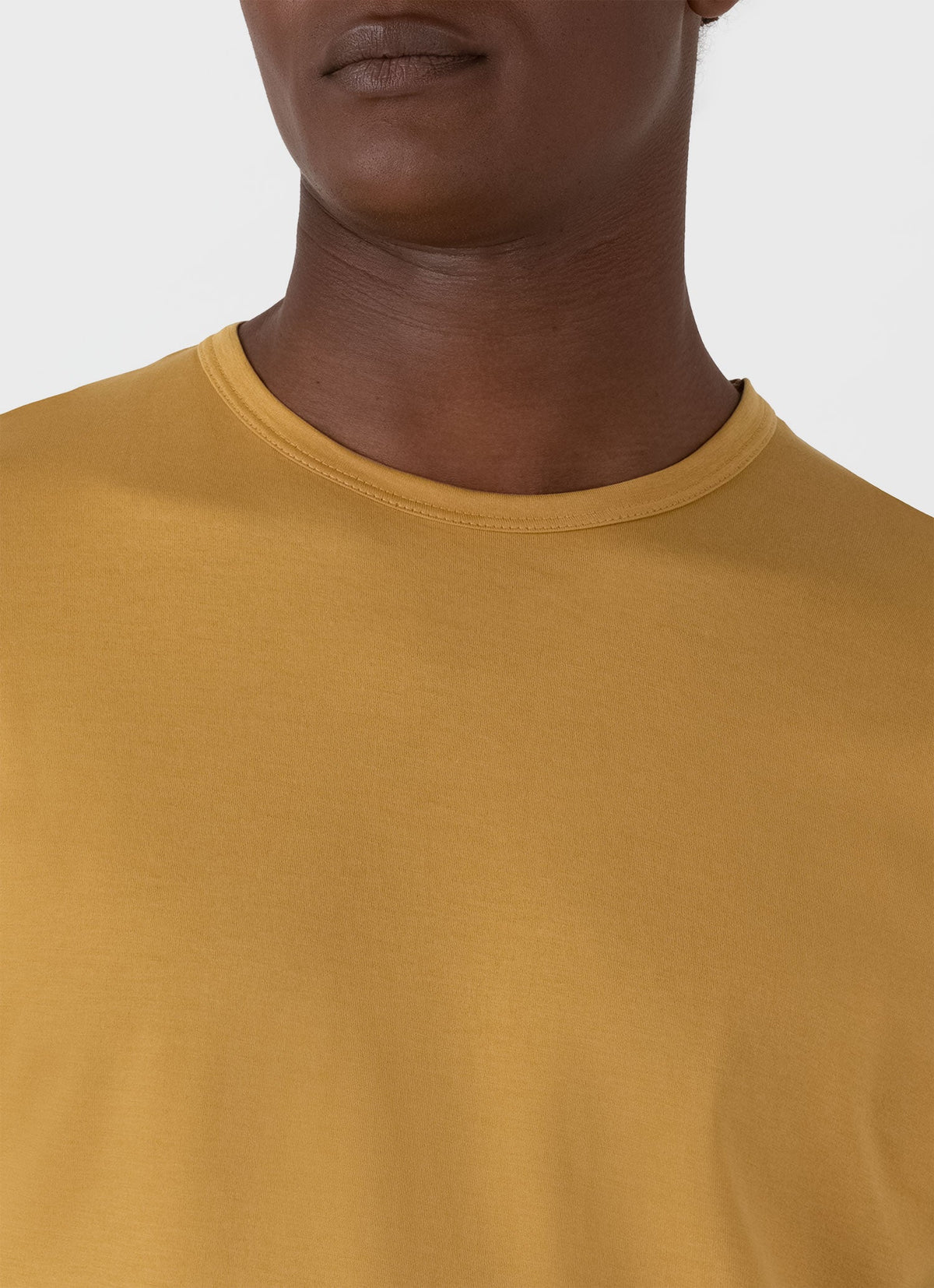 Mens Classic Tshirt In Mustard Mtsh0001 Ylbe