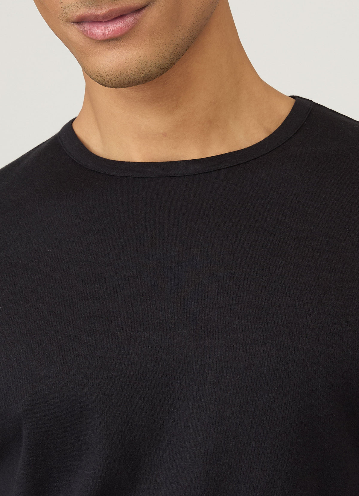 Mens Sea Island Cotton Tshirt Black Mtsh0063