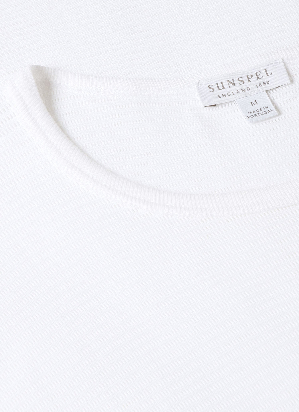 Q14 Cellular Crew Neck T Shirt White