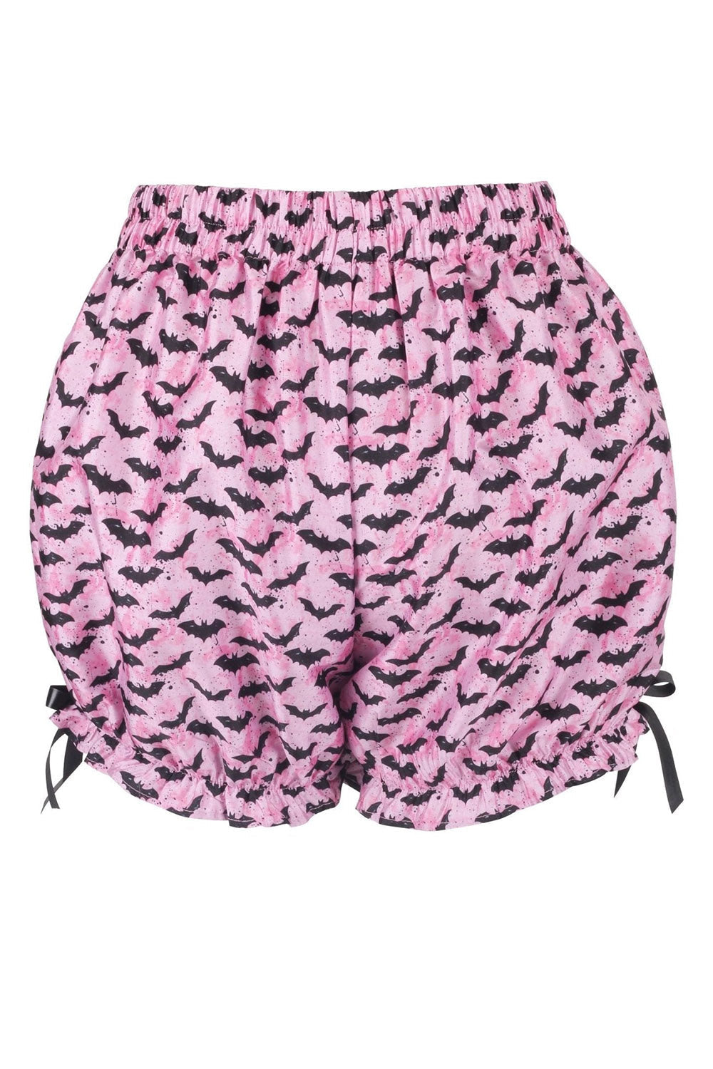 Black/Pink Bats Crepe Bloomers