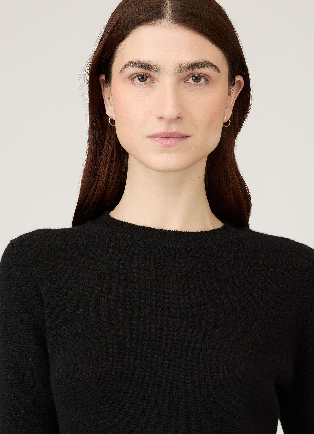 Womens Cashmere Jumper In Black Wjum8239 Bkaa