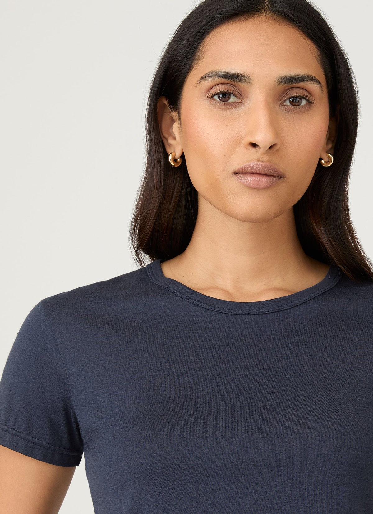 Womens Cotton Classic Tshirt Navy Wtsh0032