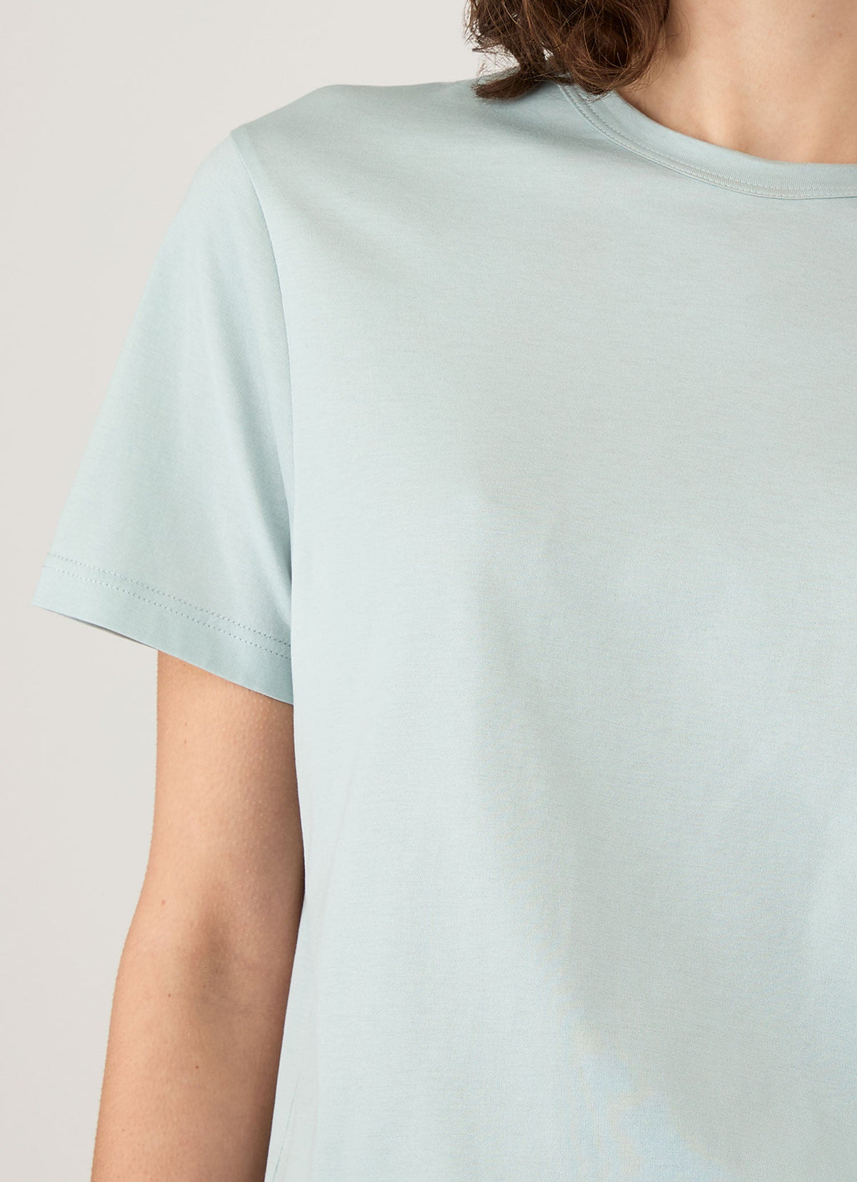Womens Relaxed Fit Tshirt In Peppermint Wtsh0170 Buwz