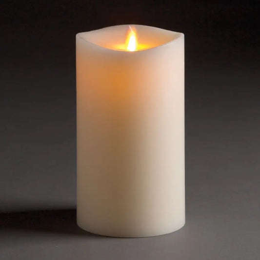 4X7 moving flame pillar candle