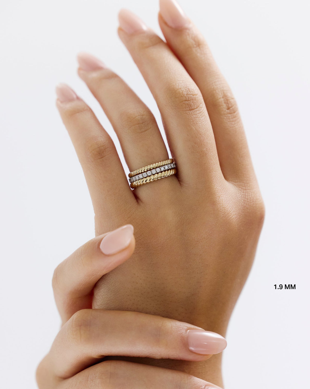 1.9 mm Perfect Pavé Diamond Ring