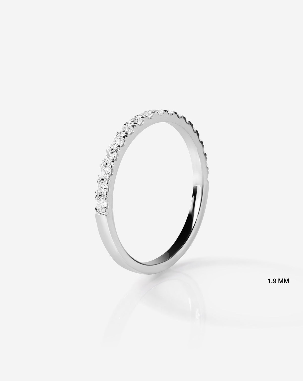1.9 mm Perfect Pavé Diamond Ring