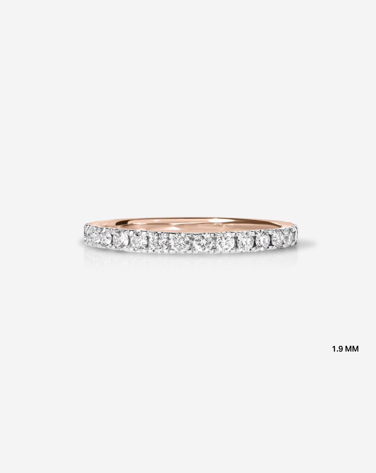 1.9 mm Perfect Pavé Diamond Ring