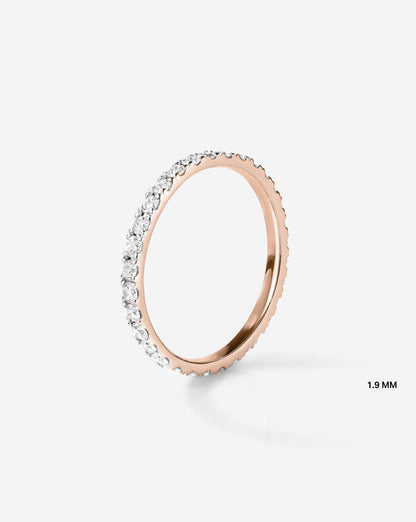 1.9 mm Perfect Pavé Diamond Ring