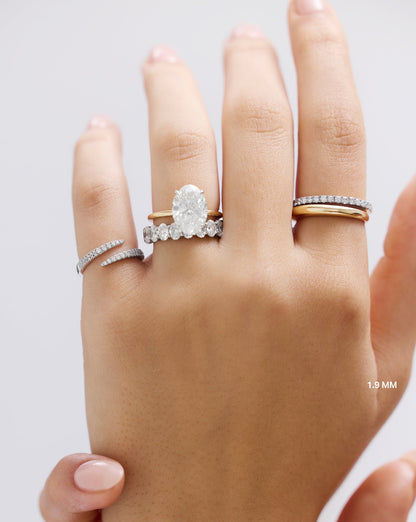 1.9 mm Perfect Pavé Diamond Ring