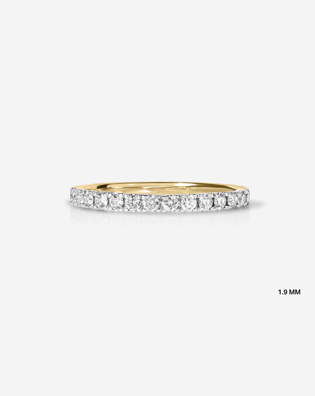 1.9 mm Perfect Pavé Diamond Ring