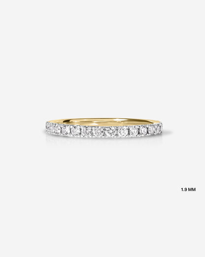 1.9 mm Perfect Pavé Diamond Ring