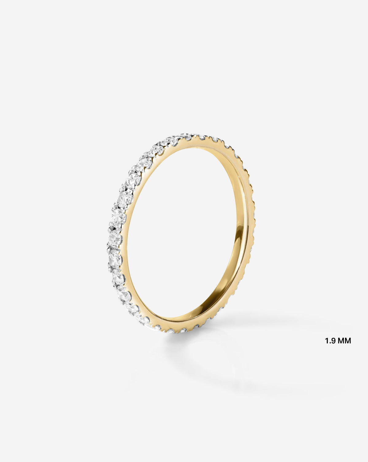 1.9 mm Perfect Pavé Diamond Ring