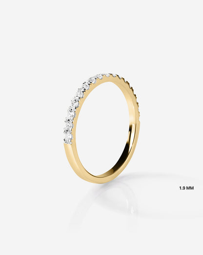 1.9 mm Perfect Pavé Diamond Ring