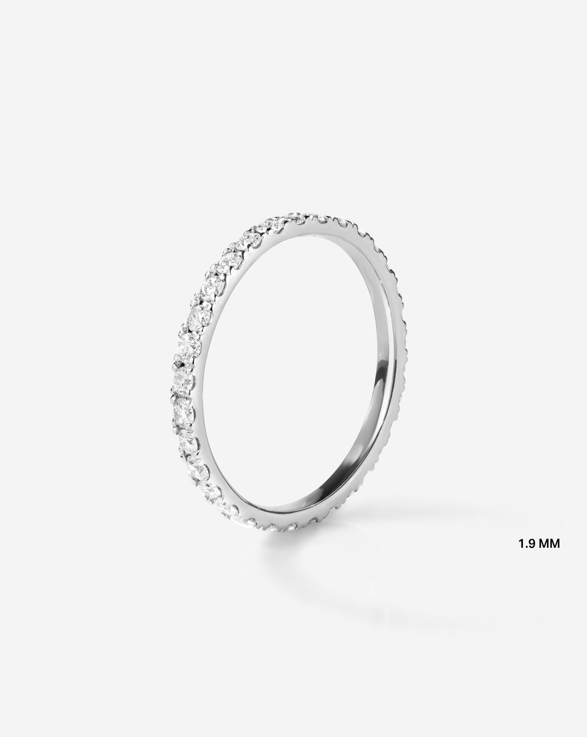 1.9 mm Perfect Pavé Diamond Ring