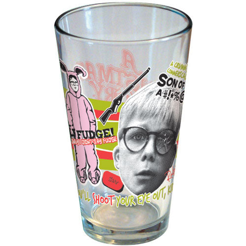 A Christmas Story You'll Shoot Your Eye Out Pint Glass