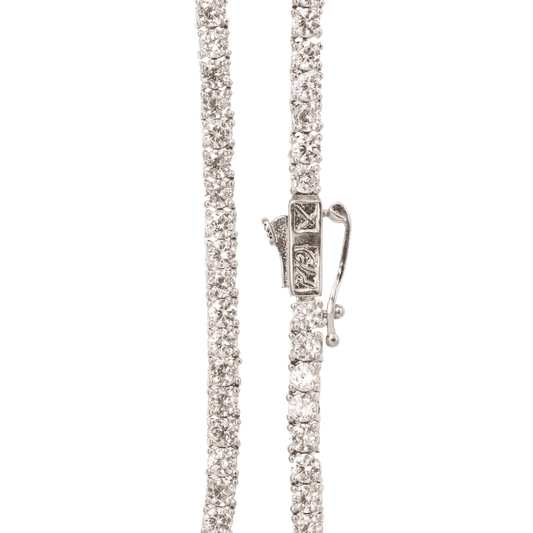 14" 3mm Tennis Necklace