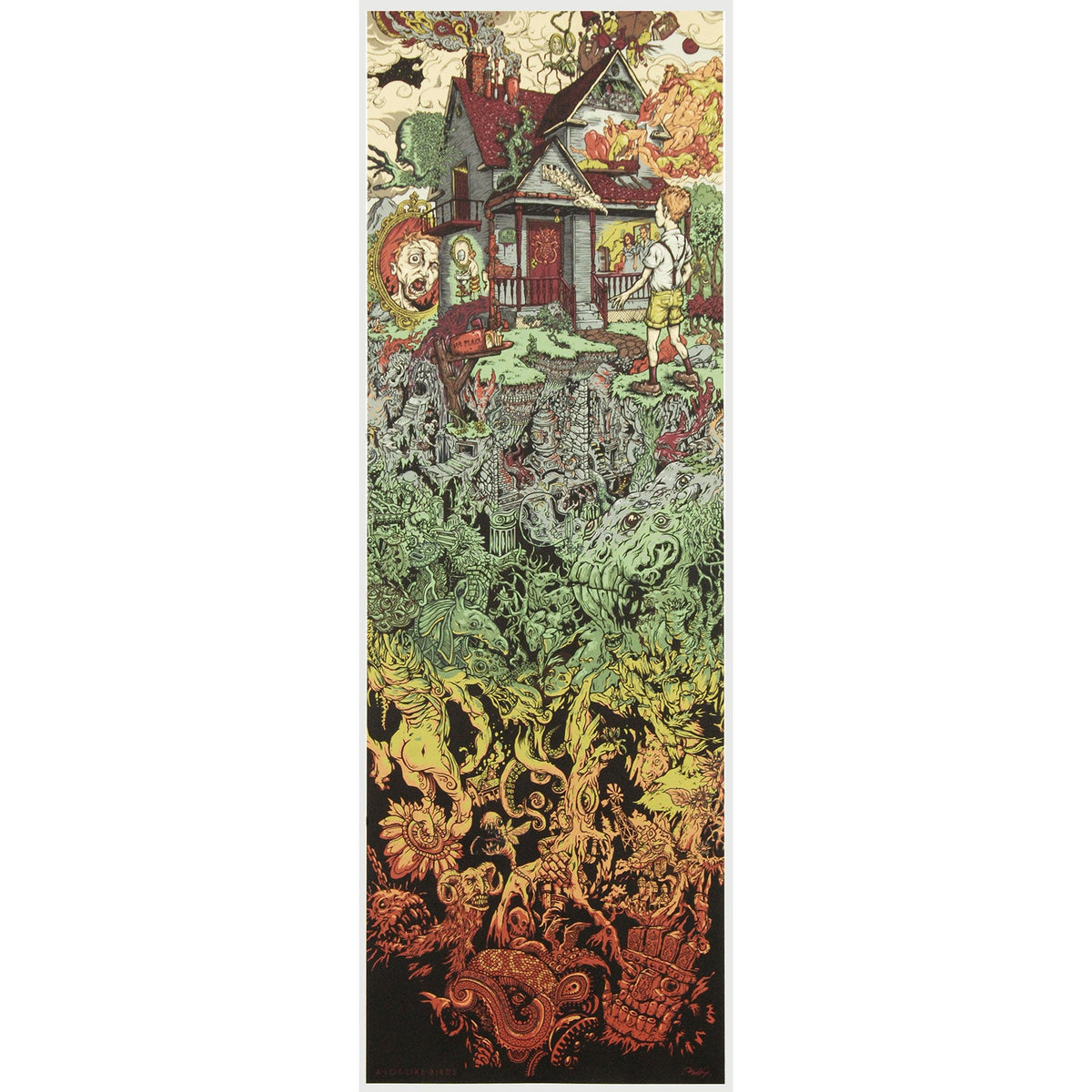 A Lot Like Birds No Place Album Art Limited Screenprint