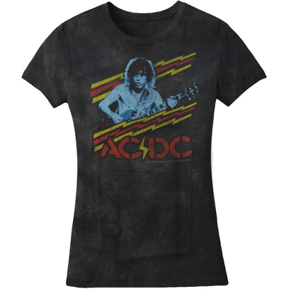 AC/DC Classic Angus Tie Dye Junior Top