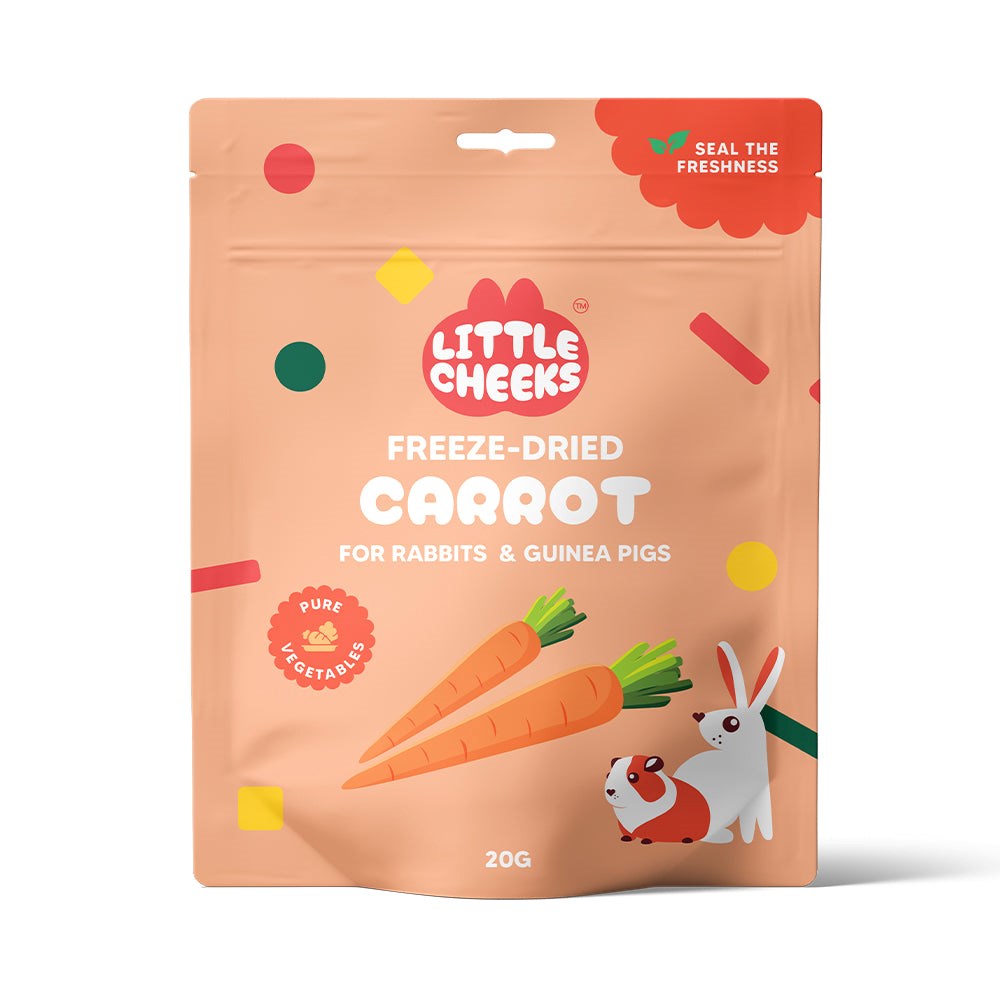 Little Cheeks - Freeze Dried Carrot for Small Animal 20g