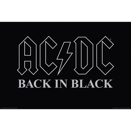 AC/DC Back In Black Domestic Poster