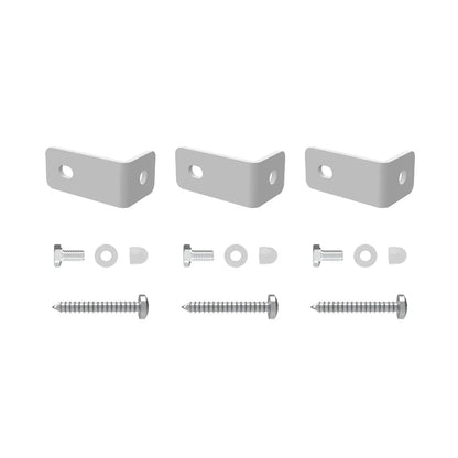 Hakuna Pets - Glass Patio Pet Door - Permanent Mount Pack