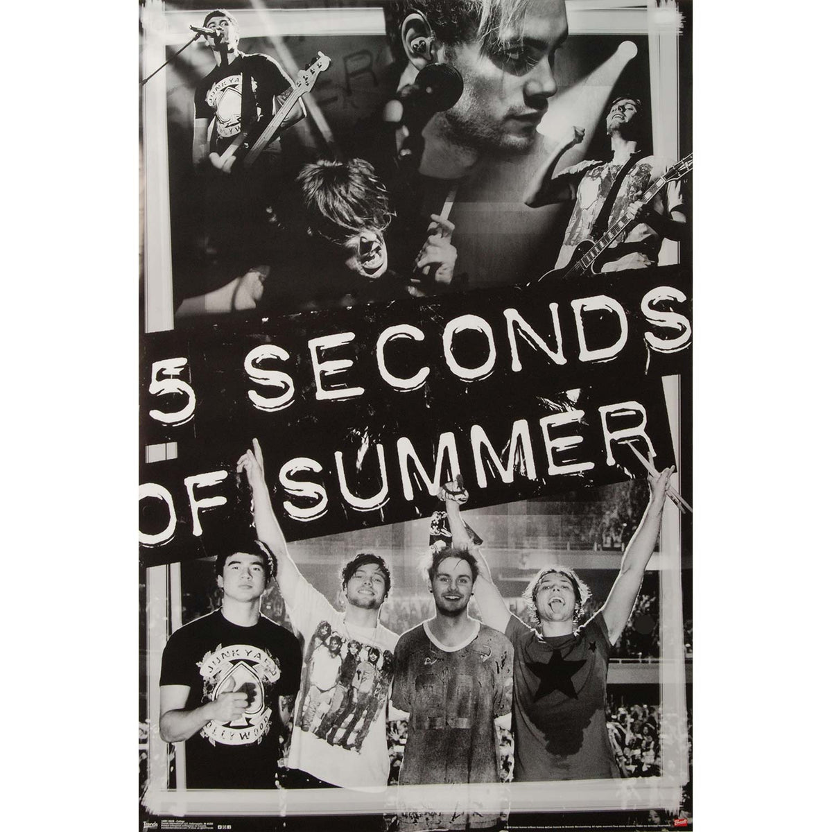 5 Seconds Of Summer Collage Domestic Poster