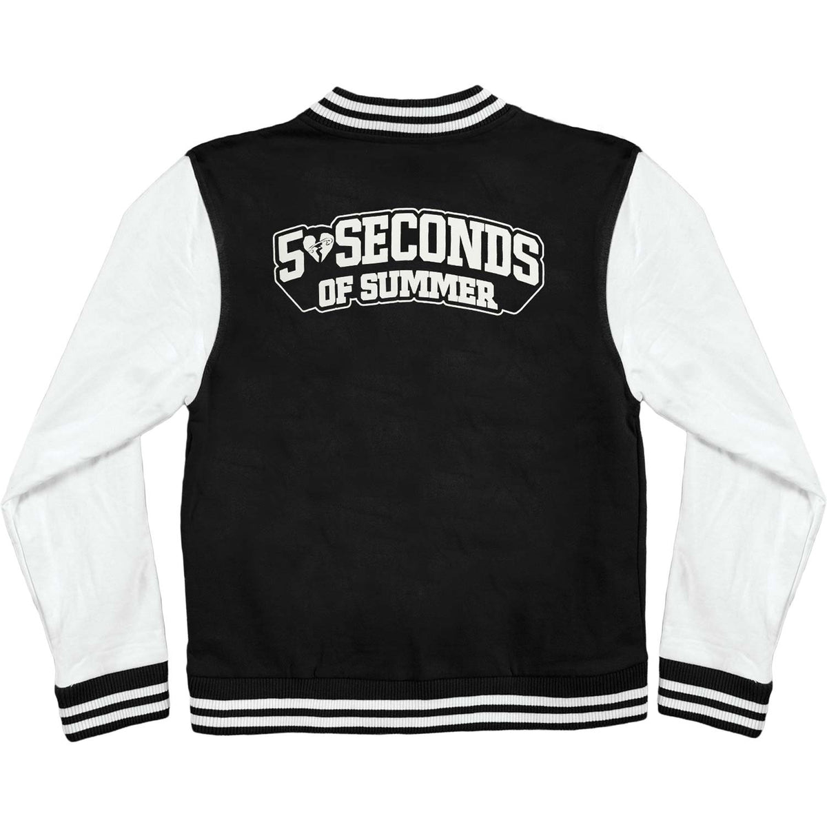 5 Seconds Of Summer Logo (Back Print) Varsity Jacket