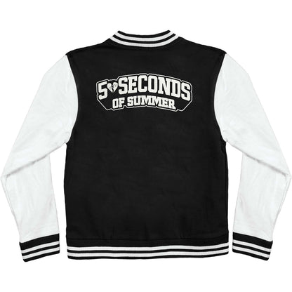 5 Seconds Of Summer Logo (Back Print) Varsity Jacket