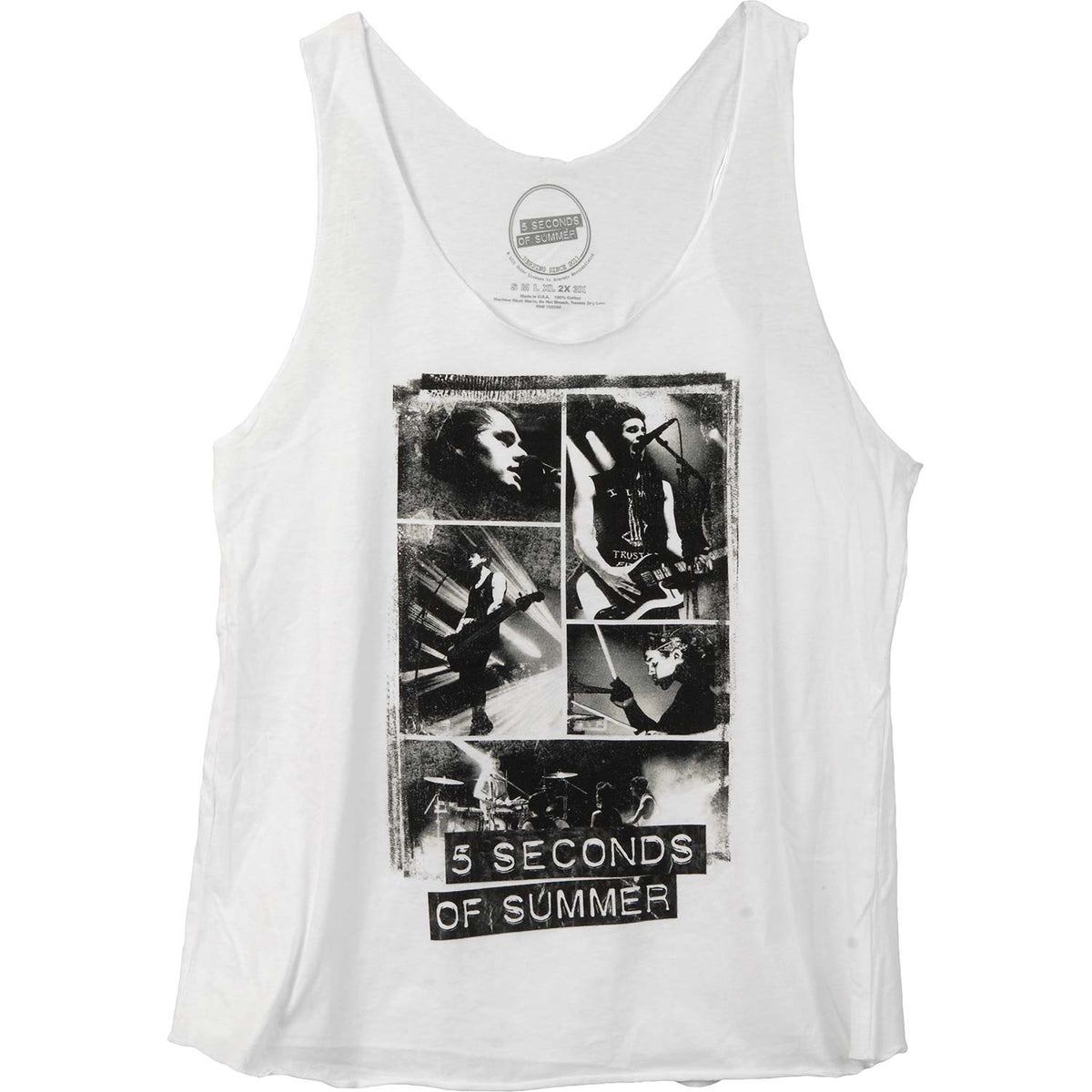 5 Seconds Of Summer Collage Womens Tank