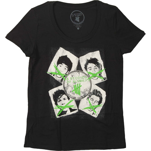 5 Seconds Of Summer Rowdy Junior Top