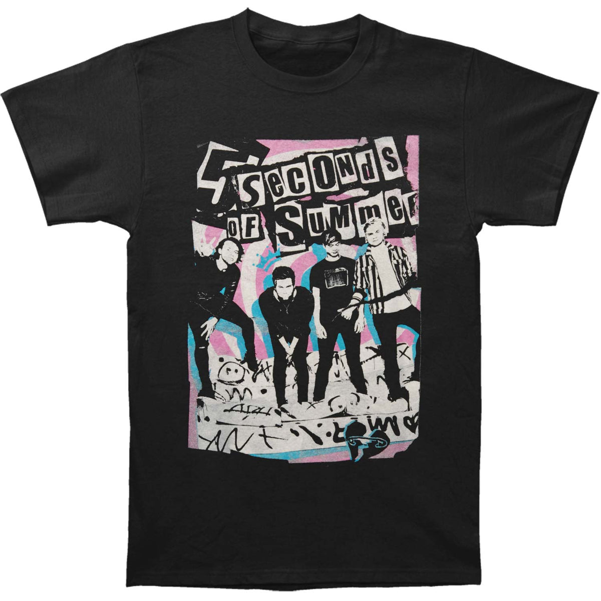 5 Seconds Of Summer Trashed Junior Top