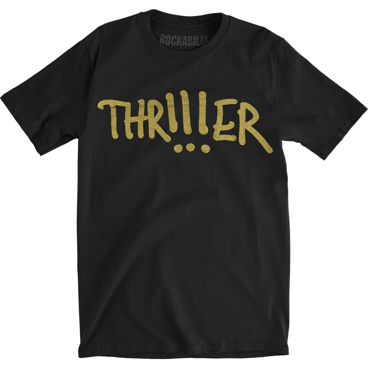 !!! Thr!!!er Gold Print Slim Fit T-shirt