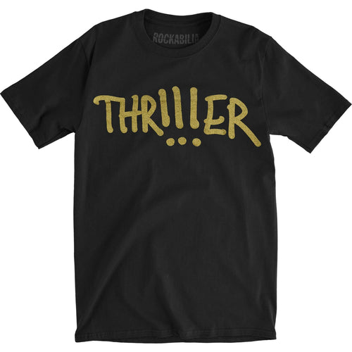 !!! Thr!!!er Gold Print Slim Fit T-shirt
