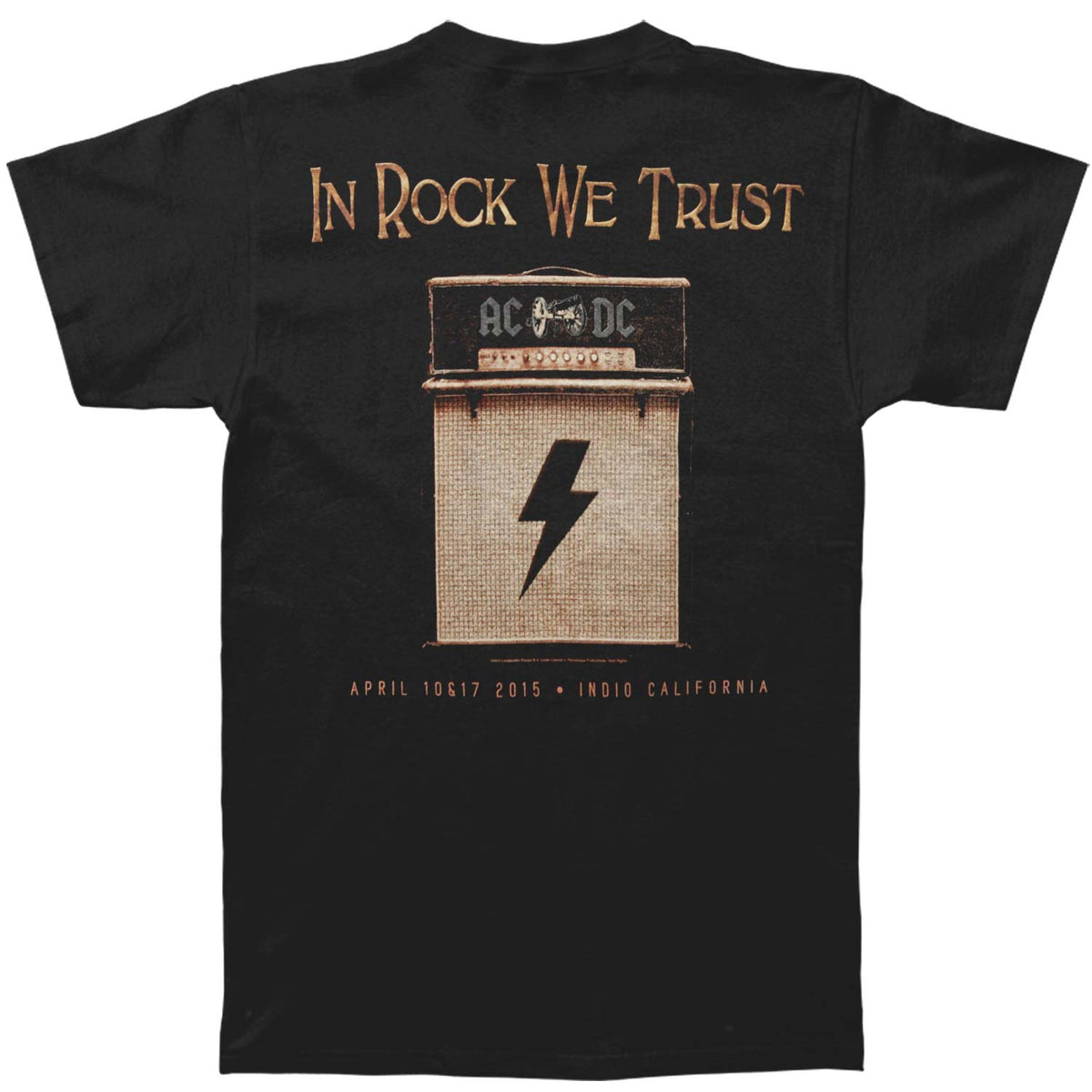 AC/DC Coachella Or Bust Tee T-shirt
