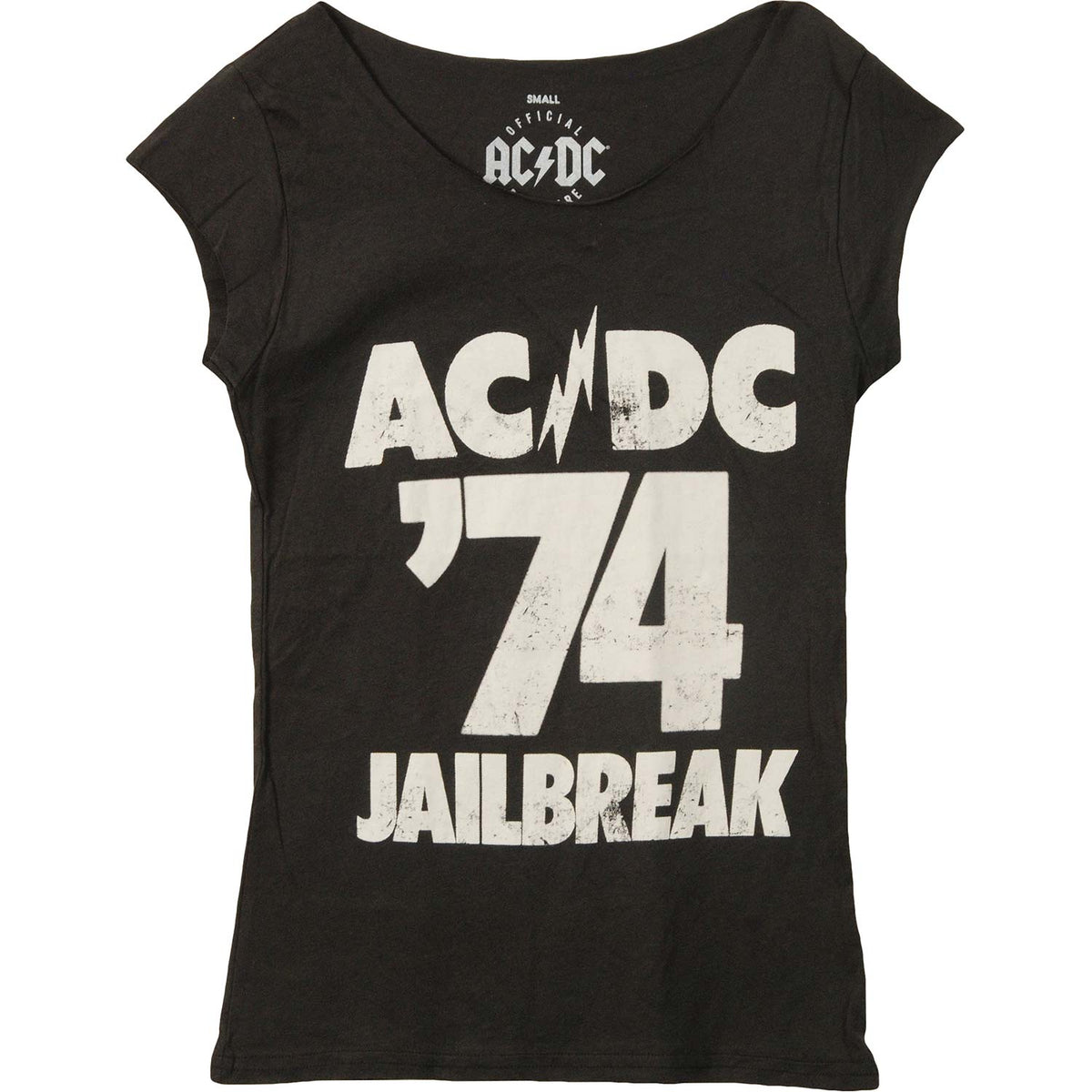 AC/DC '74 Jail Break Junior Baby Doll Junior Top