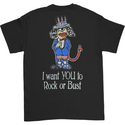 AC/DC Back In The Red White & Blue Tee T-shirt